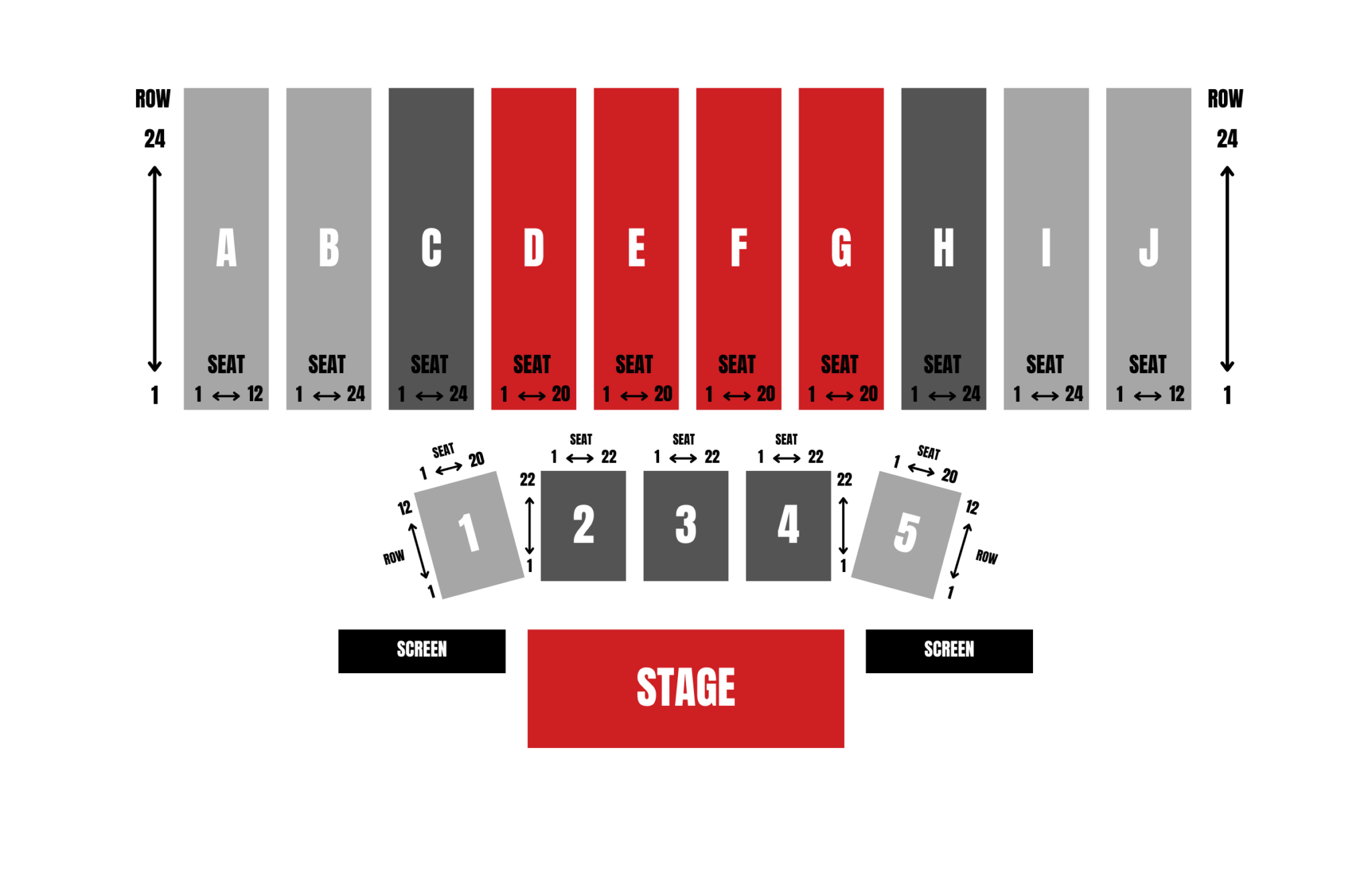 Seating Map Bloomsburg Fair