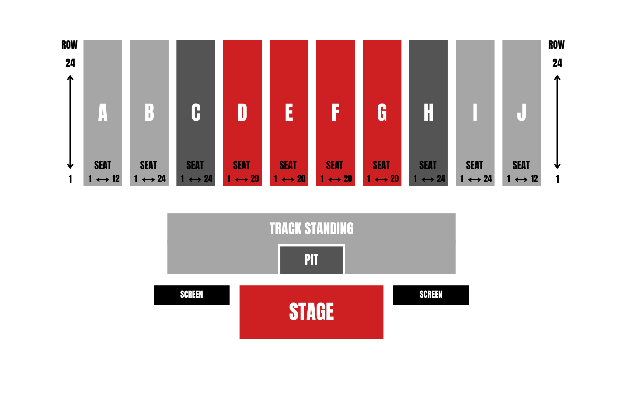 Seating Map Bloomsburg Fair